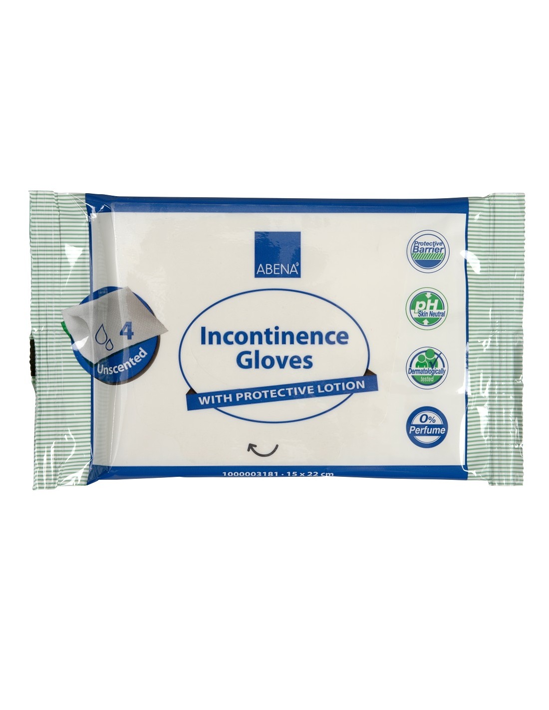 Manusi umede toaletare pacienti Abena - 4 bucati